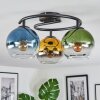 Koyoto Plafoniera, Lampada a sfera 37 cm Blu, Oro, Verde, Chiaro, 3-Luci
