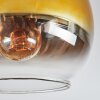 Koyoto Plafoniera, Lampada a sfera 37 cm Blu, Oro, Verde, Chiaro, 3-Luci