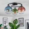 Gastor Plafoniera, Lampada a sfera 37 cm Blu, Verde, Chiaro, Ramato, 3-Luci
