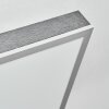Salmi Plafoniera, Panel LED Grigio, Argento, 1-Luce