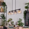 Ripoll Lampadario a sospensione, Lampada a sfera, Lampada a sospensione Ambrato, Chiaro, Grigio fumo, 4-Luci