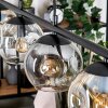 Ripoll Lampadario a sospensione, Lampada a sfera, Lampada a sospensione Ambrato, Chiaro, Grigio fumo, 4-Luci