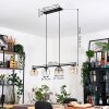 Ripoll Lampadario a sospensione, Lampada a sfera, Lampada a sospensione Ambrato, Chiaro, Grigio fumo, 4-Luci