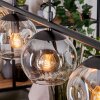 Ripoll Lampadario a sospensione, Lampada a sfera, Lampada a sospensione Ambrato, Chiaro, Grigio fumo, 4-Luci