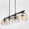 Ripoll Lampadario a sospensione, Lampada a sfera, Lampada a sospensione Ambrato, Chiaro, Grigio fumo, 4-Luci