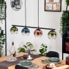 Koyoto Lampadario a sospensione, Lampada a sfera, Lampada a sospensione Blu, Verde, Chiaro, Ramato, 4-Luci