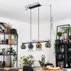 Ripoll Lampadario a sospensione, Lampada a sfera, Lampada a sospensione Blu, Oro, Verde, 4-Luci