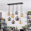 Ripoll Lampadario a sospensione, Lampada a sfera, Lampada a sospensione Ambrato, Grigio fumo, 8-Luci