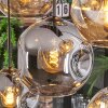 Ripoll Lampadario a sospensione, Lampada a sfera, Lampada a sospensione Ambrato, Grigio fumo, 8-Luci