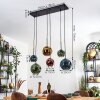 Ripoll Lampadario a sospensione, Lampada a sfera, Lampada a sospensione Blu, Oro, Verde, Ramato, 6-Luci