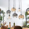 Ripoll Lampadario a sospensione, Lampada a sfera, Lampada a sospensione Ambrato, Chiaro, Grigio fumo, 6-Luci