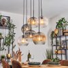 Ripoll Lampadario a sospensione, Lampada a sfera, Lampada a sospensione Ambrato, Chiaro, Grigio fumo, 6-Luci