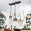 Ripoll Lampadario a sospensione, Lampada a sfera, Lampada a sospensione Ambrato, Chiaro, Grigio fumo, 6-Luci