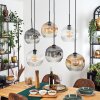Ripoll Lampadario a sospensione, Lampada a sfera, Lampada a sospensione Ambrato, Chiaro, Grigio fumo, 6-Luci