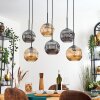 Ripoll Lampadario a sospensione, Lampada a sfera, Lampada a sospensione Ambrato, Grigio fumo, 6-Luci