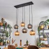 Ripoll Lampadario a sospensione, Lampada a sfera, Lampada a sospensione Ambrato, Grigio fumo, 6-Luci