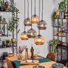 Ripoll Lampadario a sospensione, Lampada a sfera, Lampada a sospensione Ambrato, Grigio fumo, 6-Luci