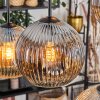 Ripoll Lampadario a sospensione, Lampada a sfera, Lampada a sospensione Ambrato, Grigio fumo, 6-Luci