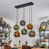 Ripoll Lampadario a sospensione, Lampada a sfera, Lampada a sospensione Blu, Oro, Verde, 6-Luci