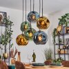 Ripoll Lampadario a sospensione, Lampada a sfera, Lampada a sospensione Blu, Oro, Verde, 6-Luci