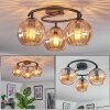 Koyoto Plafoniera, Lampada a sfera 37 cm Ambrato, 3-Luci