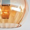 Koyoto Plafoniera, Lampada a sfera 37 cm Ambrato, 3-Luci