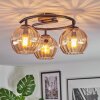 Koyoto Plafoniera, Lampada a sfera 37 cm Ambrato, 3-Luci