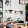 Ripoll Lampadario a sospensione, Lampada a sfera, Lampada a sospensione Ambrato, Chiaro, Grigio fumo, 4-Luci