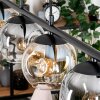 Ripoll Lampadario a sospensione, Lampada a sfera, Lampada a sospensione Ambrato, Chiaro, Grigio fumo, 4-Luci