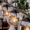 Ripoll Lampadario a sospensione, Lampada a sfera, Lampada a sospensione Ambrato, Chiaro, Grigio fumo, 4-Luci