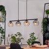 Ripoll Lampadario a sospensione, Lampada a sfera, Lampada a sospensione Ambrato, Chiaro, Grigio fumo, 4-Luci