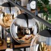 Gastor Lampadario a sospensione, Lampada a sfera, Lampada a sospensione Ambrato, Grigio fumo, 5-Luci