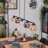 Ripoll Lampadario a sospensione, Lampada a sfera, Lampada a sospensione Ambrato, Chiaro, Grigio fumo, 5-Luci