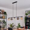 Ripoll Lampadario a sospensione, Lampada a sfera, Lampada a sospensione Ambrato, Chiaro, Grigio fumo, 5-Luci