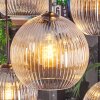 Koyoto Lampadario a sospensione, Lampada a sfera, Lampada a sospensione Ambrato, Chiaro, Grigio fumo, 8-Luci