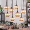 Koyoto Lampadario a sospensione, Lampada a sfera, Lampada a sospensione Ambrato, 8-Luci