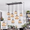 Koyoto Lampadario a sospensione, Lampada a sfera, Lampada a sospensione Ambrato, 8-Luci