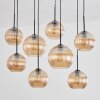 Koyoto Lampadario a sospensione, Lampada a sfera, Lampada a sospensione Ambrato, 8-Luci