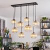 Koyoto Lampadario a sospensione, Lampada a sfera, Lampada a sospensione Ambrato, Chiaro, 8-Luci