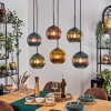 Koyoto Lampadario a sospensione, Lampada a sfera, Lampada a sospensione Blu, Oro, Verde, Ramato, 6-Luci Koyoto Lampadario a sospensione, Lampada a sfera, Lampada a sospensione Blu, Oro, Verde, Ramato, 6-Luci