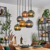 Koyoto Lampadario a sospensione, Lampada a sfera, Lampada a sospensione Blu, Oro, Verde, Ramato, 6-Luci Koyoto Lampadario a sospensione, Lampada a sfera, Lampada a sospensione Blu, Oro, Verde, Ramato, 6-Luci
