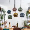 Koyoto Lampadario a sospensione, Lampada a sfera, Lampada a sospensione Blu, Oro, Verde, Ramato, 6-Luci Koyoto Lampadario a sospensione, Lampada a sfera, Lampada a sospensione Blu, Oro, Verde, Ramato, 6-Luci
