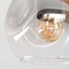 Ripoll Plafoniera, Lampada a sfera Écru, Nero, 3-Luci