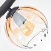 Koyoto Plafoniera, Lampada a sfera Ambrato, Chiaro, 6-Luci