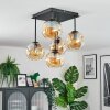 Ripoll Plafoniera, Lampada a sfera Ambrato, 5-Luci