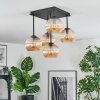 Koyoto Plafoniera, Lampada a sfera 37 cm Ambrato, 5-Luci