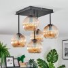 Koyoto Plafoniera, Lampada a sfera 37 cm Ambrato, 5-Luci