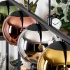 Koyoto Lampadario a sospensione, Lampada a sfera, Lampada a sospensione Blu, Cromo, Oro, Verde, Ramato, Grigio fumo, 5-Luci