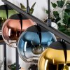 Koyoto Lampadario a sospensione, Lampada a sfera, Lampada a sospensione Blu, Oro, Verde, Chiaro, Ramato, 5-Luci