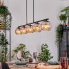 Koyoto Lampadario a sospensione, Lampada a sfera, Lampada a sospensione Ambrato, 5-Luci